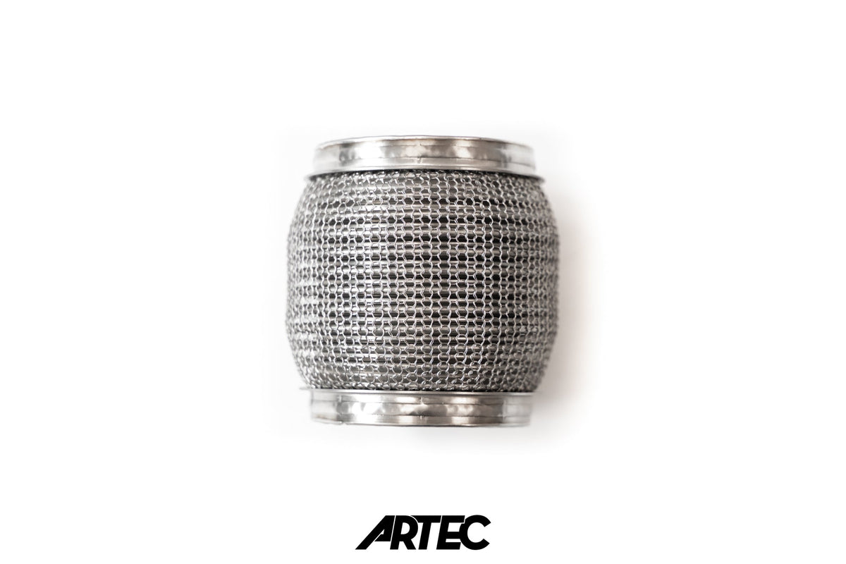 3.5インチ ARTEC ステンレス製エキゾーストフレックスジョイント